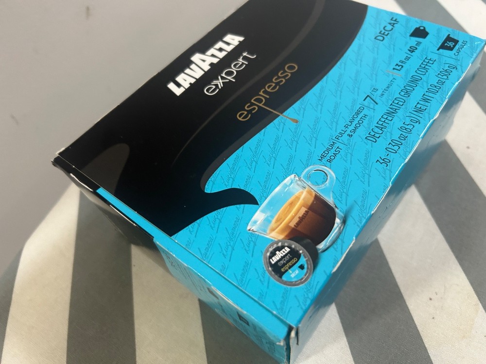 Lavazza Expert Espresso Decaf Capsules Medium Roast Arabica 36 Capsules