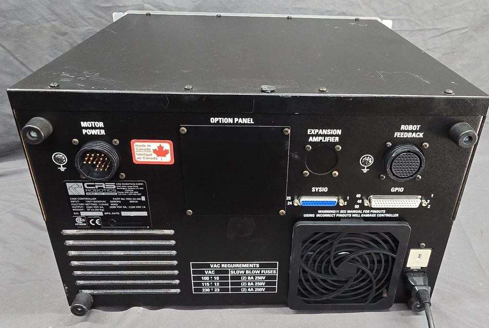 CRS ROBOTICS A465 CONTROLLER FOR ROBOTS