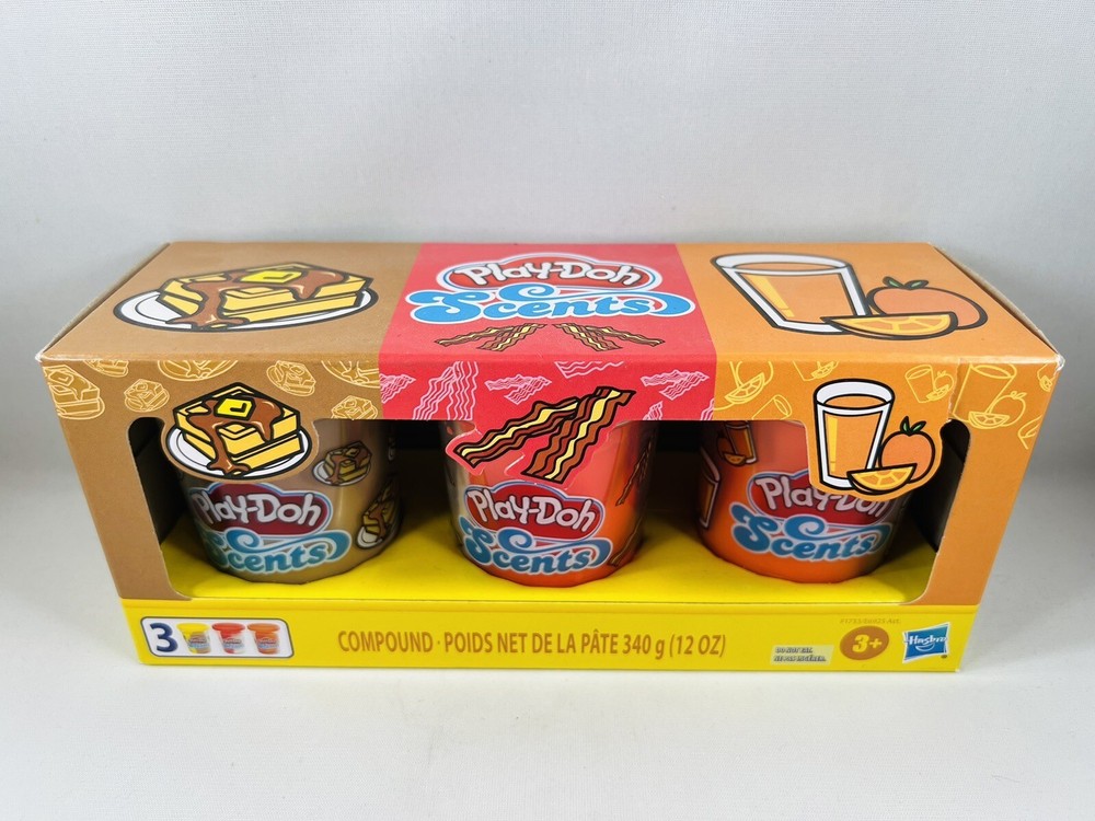 Play-Doh Scents Molding Compound BREAKFAST 3/pkg