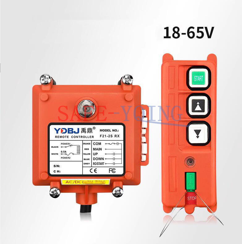 F21-2S 1Transmitters + 1Receiver Industrial Crane Wireless Remote Control NEW
