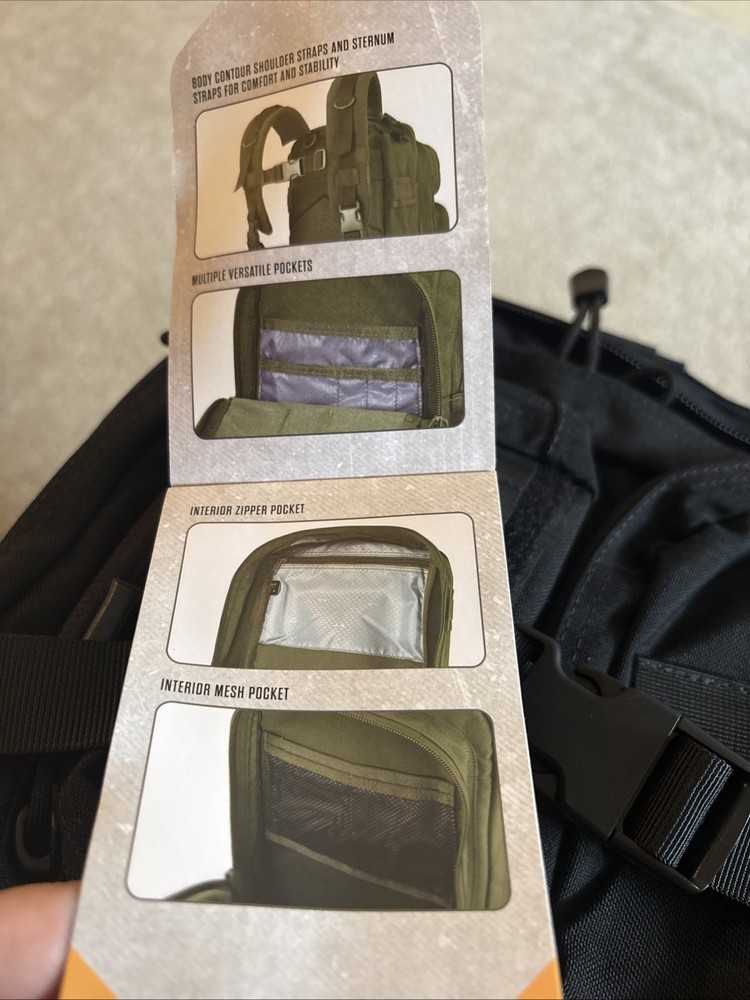 NWT Condor Compact Assault Pack 126-002 Black