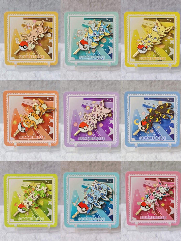 Pokemon Eevee Evolutions Enamel Pin Vol 2
