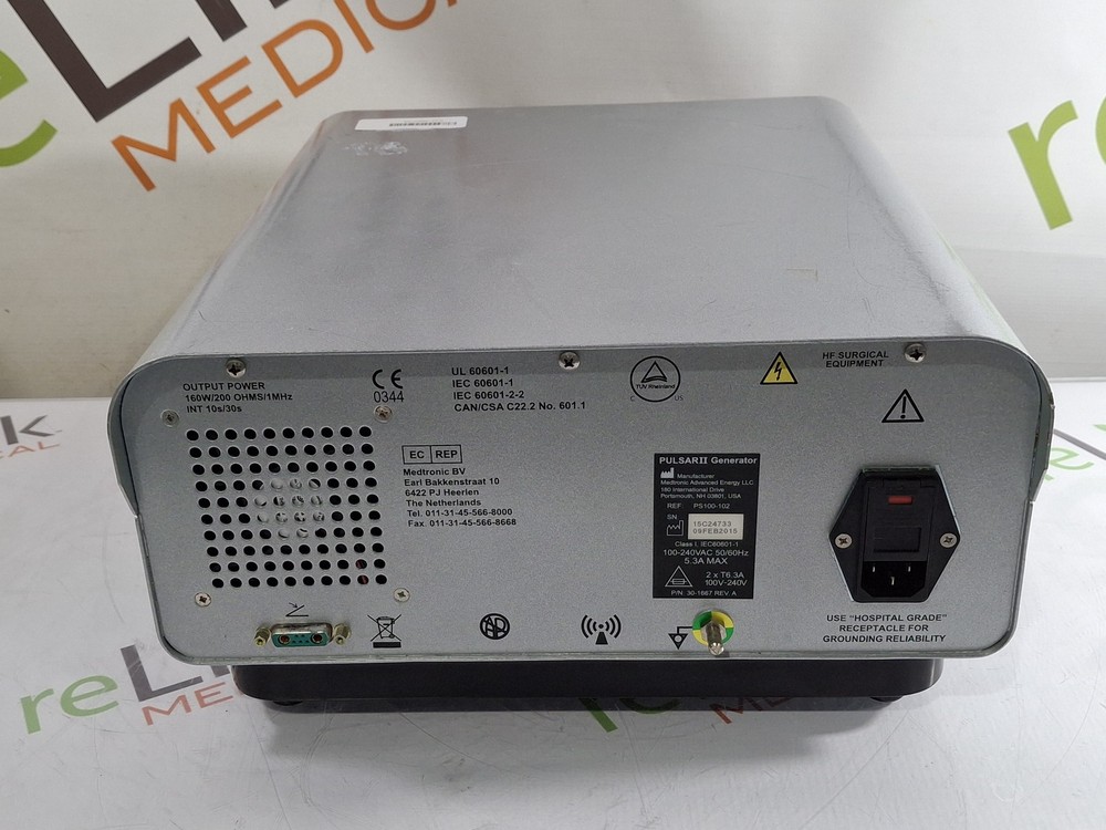Medtronic PEAK Plasmablade Pulsar II Peak Surgery System