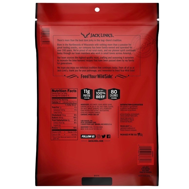 Jack Link's Original Beef Jerky 16 oz