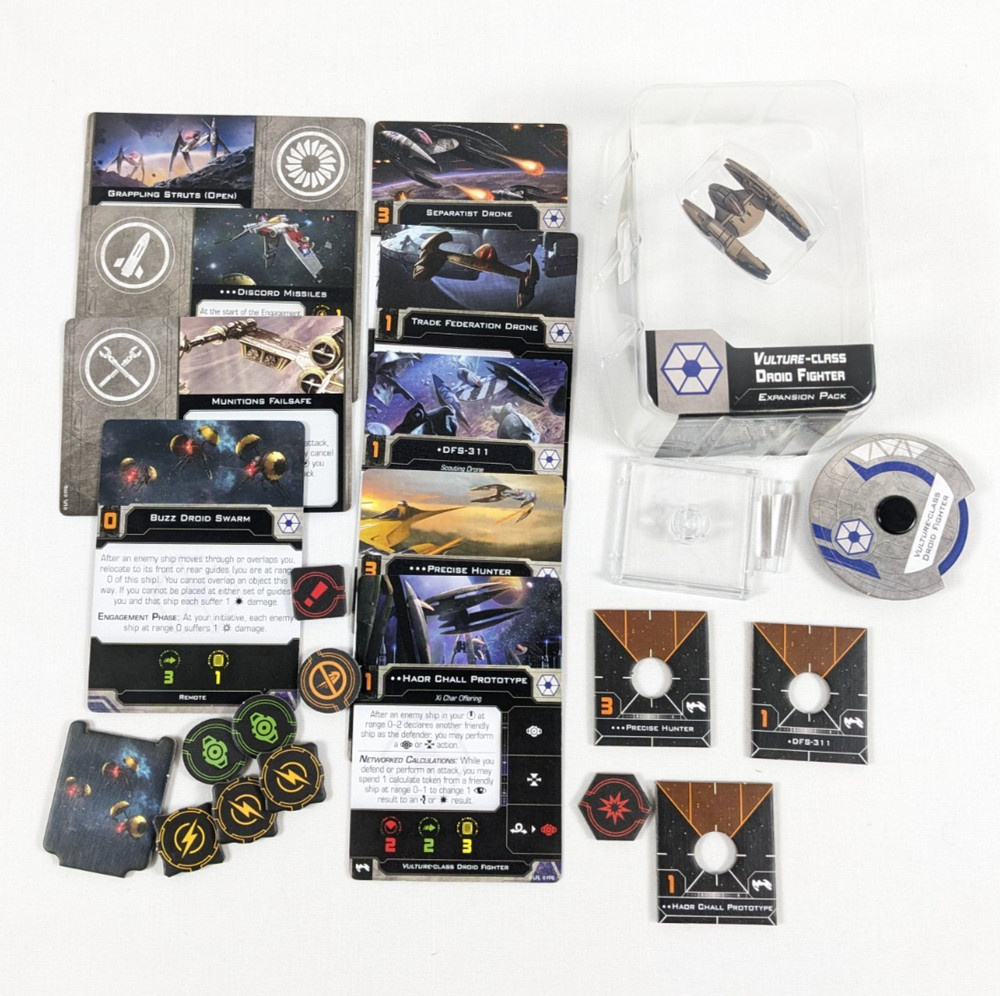 STAR WARS 2.0 X-WING Miniatures Game VULTURE-CLASS DROID FIGHTER See Notes OOP
