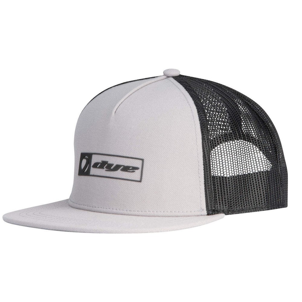 Dye Hat Squared Trucker Grey/Black Snap Back