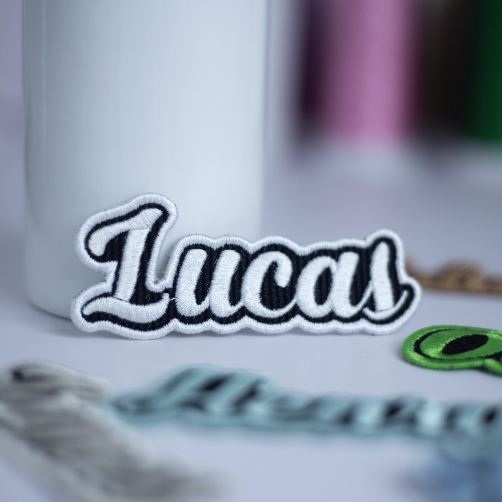 Custom Your Name Personalized Tag Embroidered Iron-on Patch DIY Applique Biker