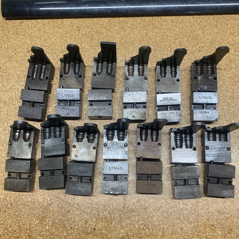 Lyman 2 cavity bullet molds