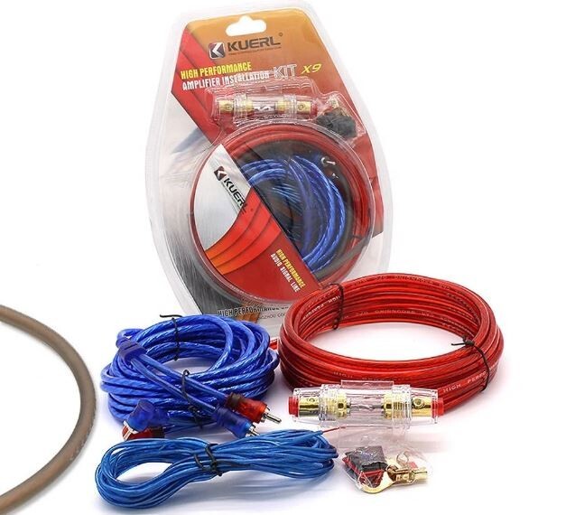 8Ga Premium  Amplifier Installation kit Complete 1200 Watts