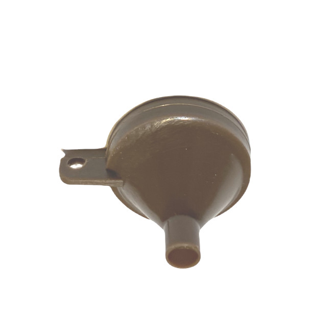 Funnel For Black Powder Muzzleloaders, Revolvers - w/ Keychain Loop - Brown