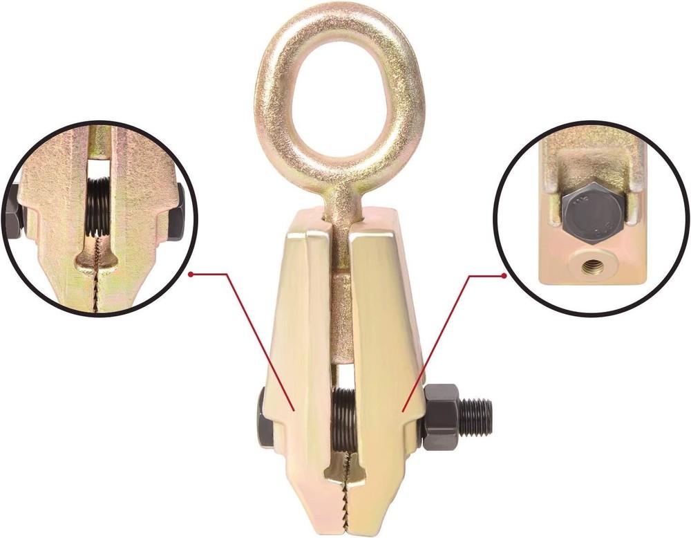 Golden Pull Clamp with 5 Ton Capacity for Auto Repair