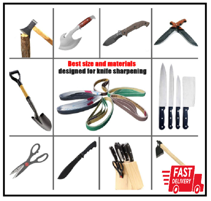 24Pcs 1/2"x12" Replacement Belt Kit for Work Sharp Original Knife&Tool Sharpener