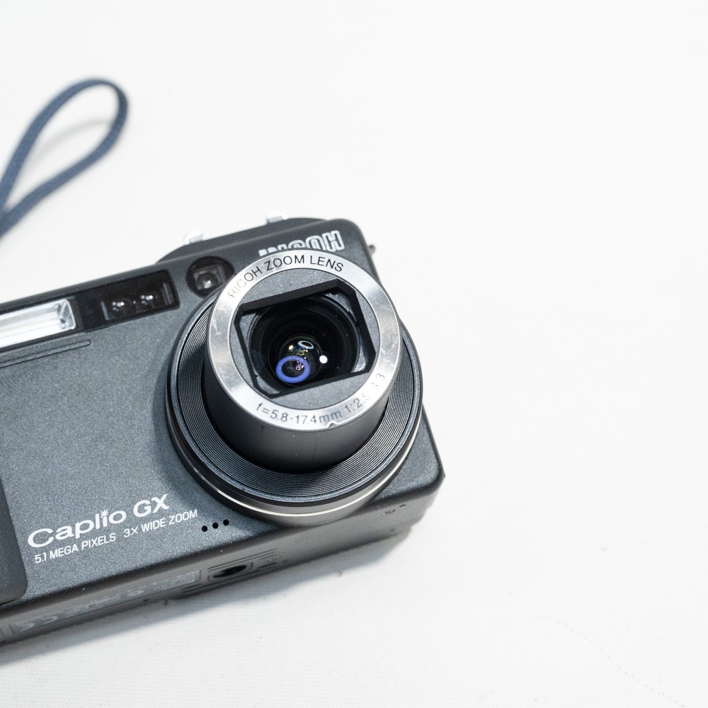 Ricoh Caplio GX Digital Compact Camera CCD 5.1 MP - Tested & Excellent!