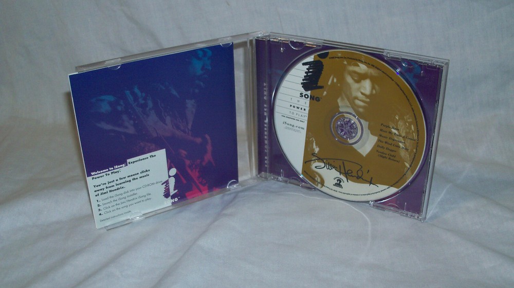 1999 iSong For JIMI HENDRIX - Computer Interactive PC/Mac CD-ROM Guitar OOP