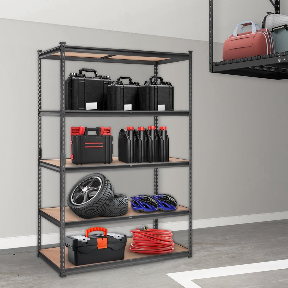 Storage Shelving Unit;5-Tier Adjustable;2000 lbs Capacity;Heavy Duty Garage Shel