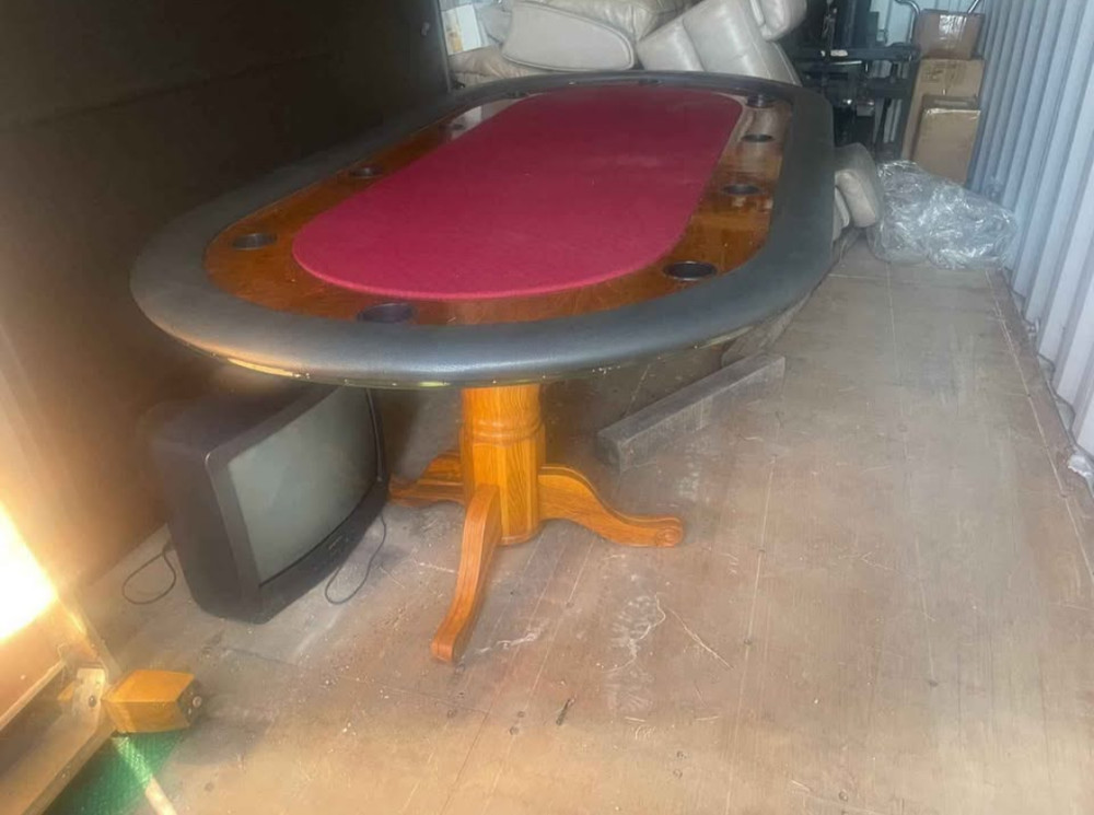 poker table 10 player used