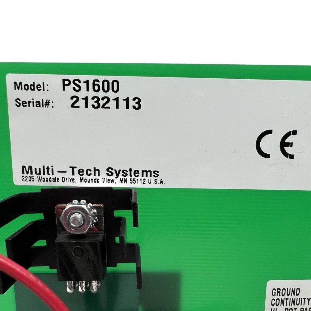 PS1600 Multi-Tech Systems Inc Power Supply Multitech systems