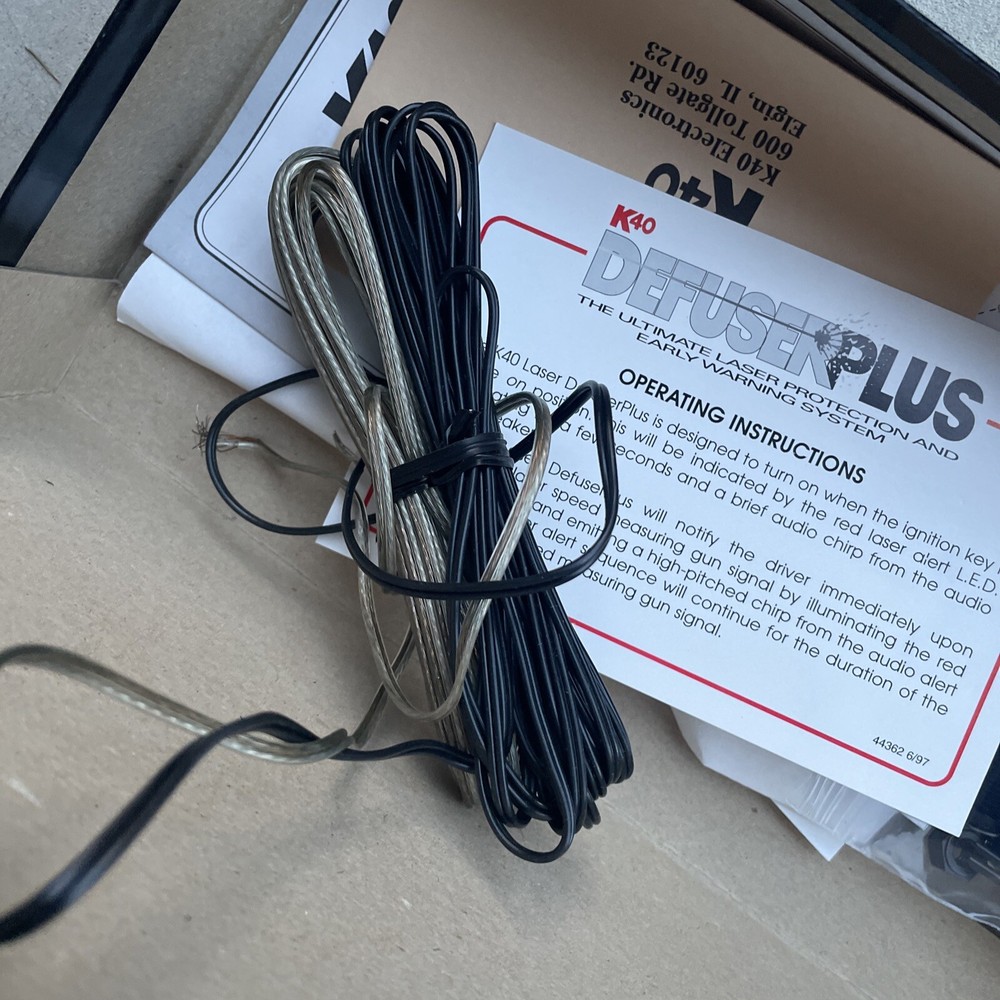K40 Defuser Plus License Plate Radar Detector System NEW LD5500 PLUS