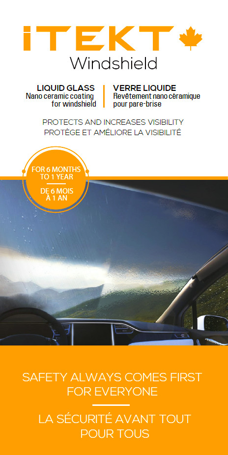 iTEKT - Windshield Premium Hydrophobic Nanotechnology Protection - LGP
