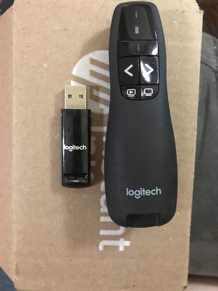Logitech R400 Laser Presentation Remote - Black