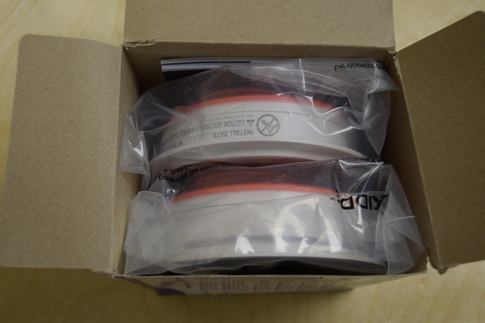 Kidde Hardwired Smoke & Carbon Monoxide Detector, Interconnectable, 2 Pack, New