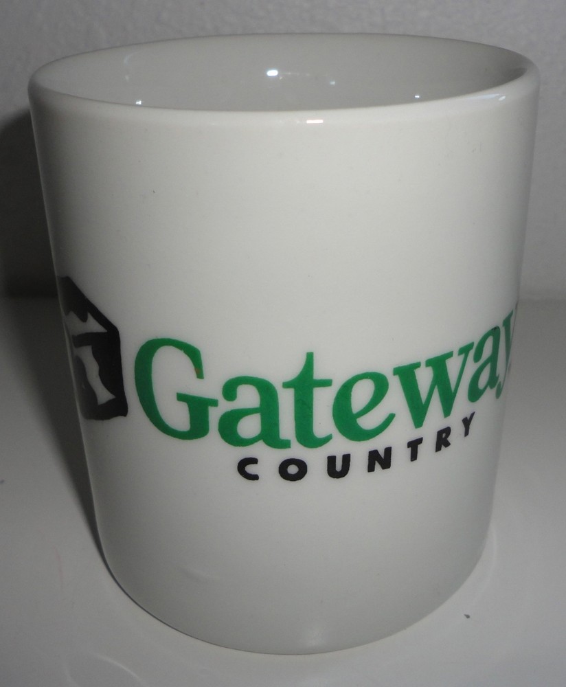 Gateway Computers "Gateway Country" Ceramic 10oz Coffee Mug EUC