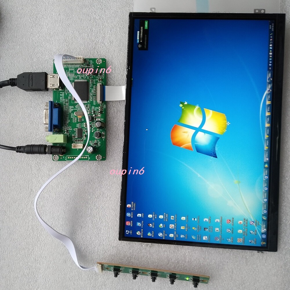 HDMI VGA EDP Controller board Kit with 1920X1200 IPS 10.1" Screen LCD LED panel