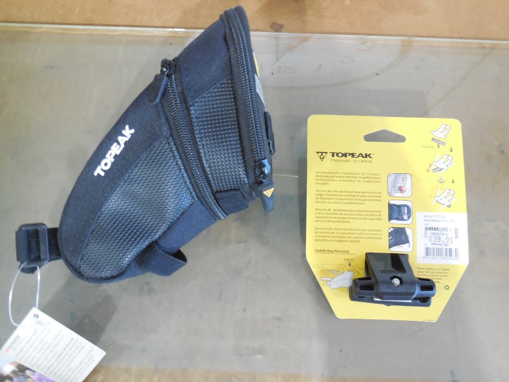 Topeak Seat Pack Aero Wedge Packs Large Polyester Material  Medium