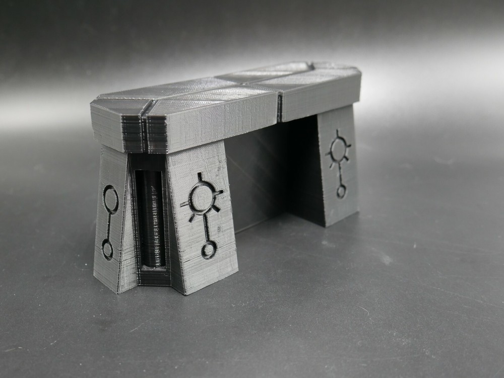 Tabletop Terrain Necron Scifi Space Portal Bunker