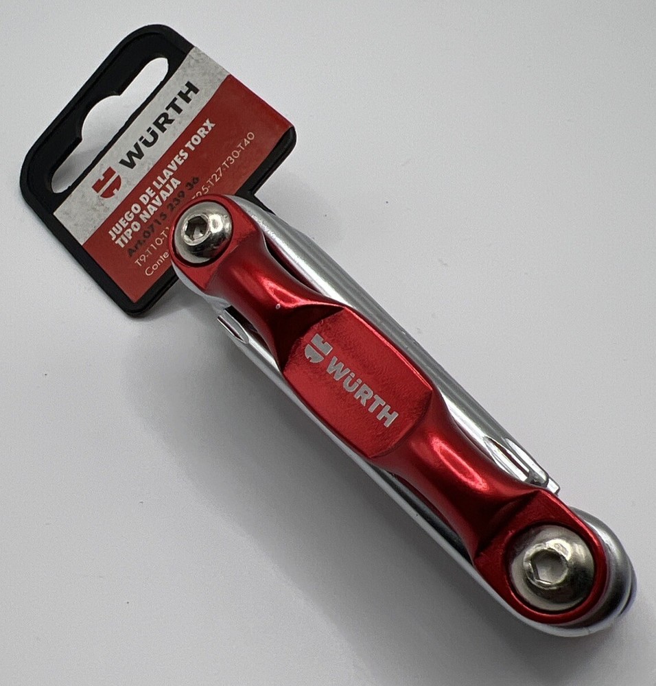 Wurth Compact Pocket Foldable Torx Wrenches