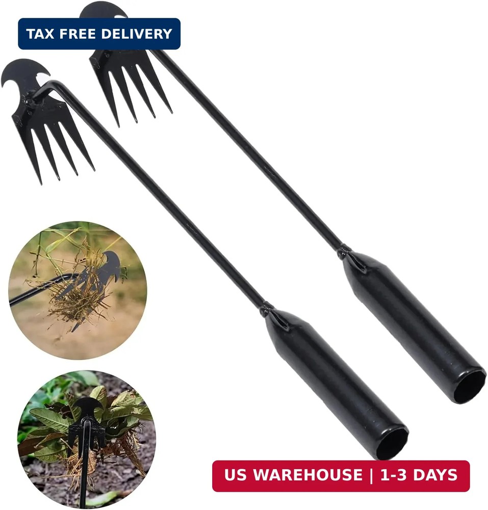 Weed Puller Tool Garden Weed Pulling Tool, Portable Garden Weeder Tool Uprooting