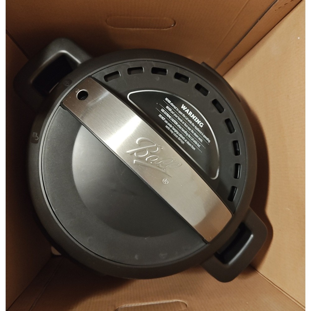 Ball FreshTech Automatic Home Canning System Silver Black SmartPRESERVE Electric