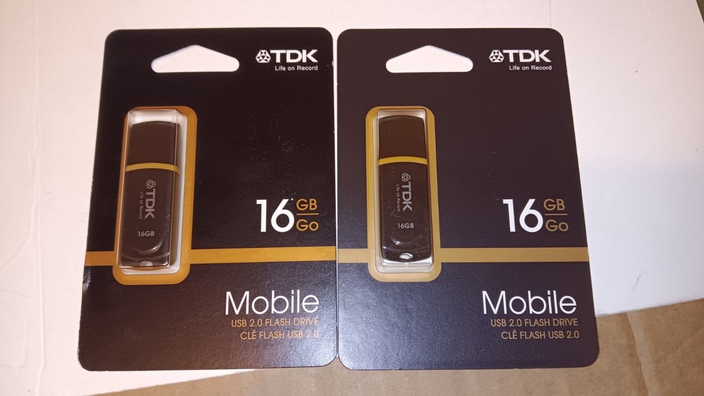 TDK Mobile Flash Drive USB 2.0 16GB x2