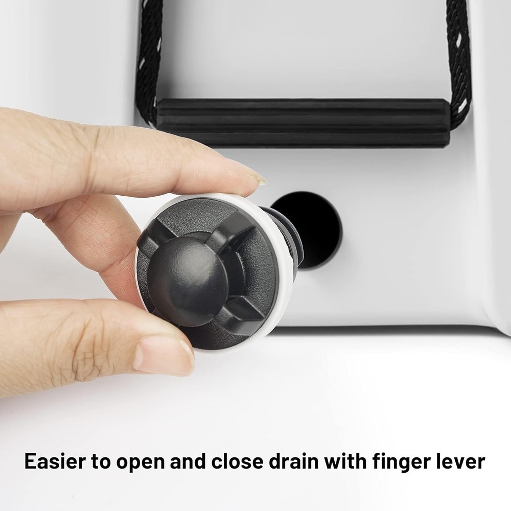 Cooler Drain Plug, 2 Pack Replacement, Compatible with Yeti Roadie, Tundra,