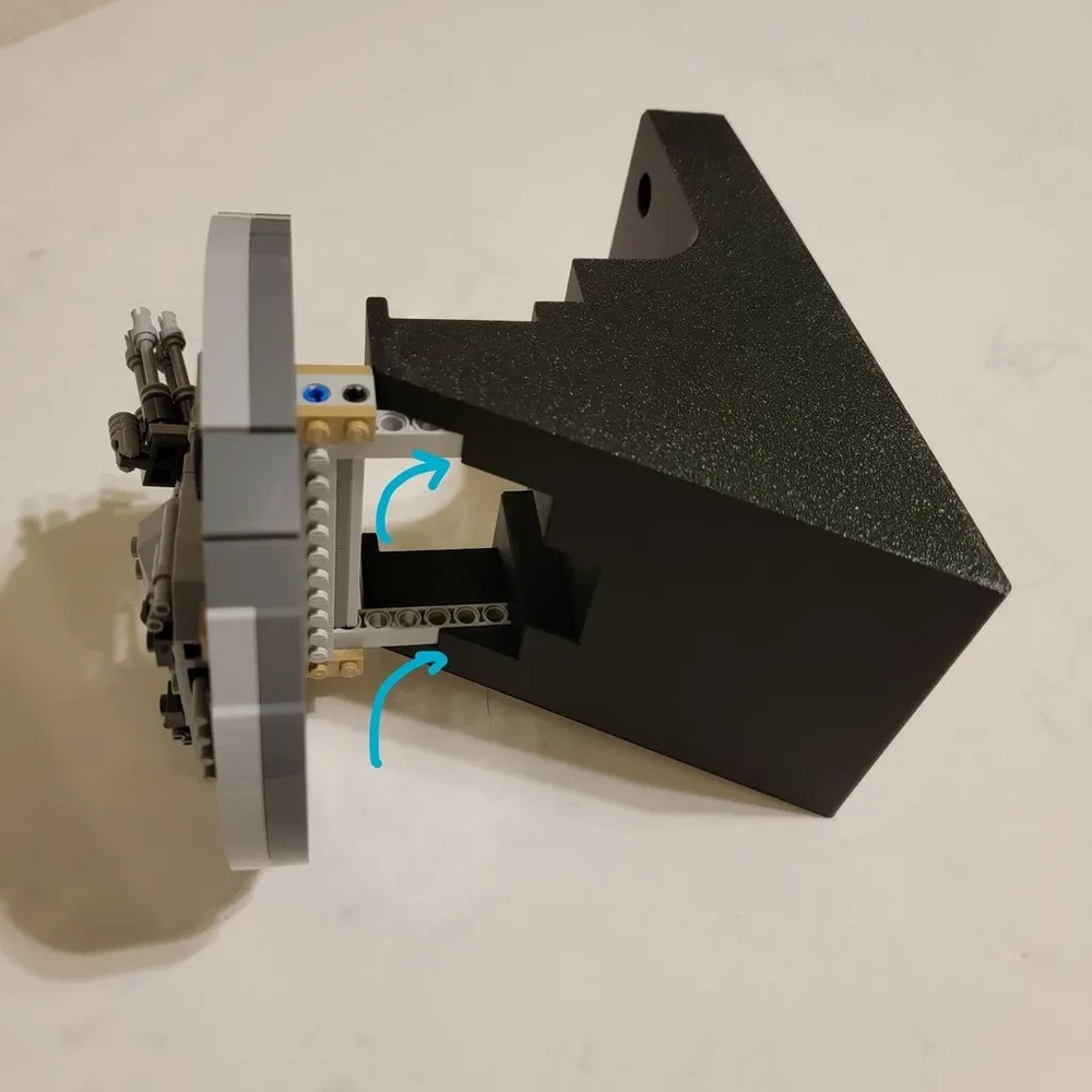 Wall Mount Display for Lego Millennium Falcon 75192 - 3d Printed