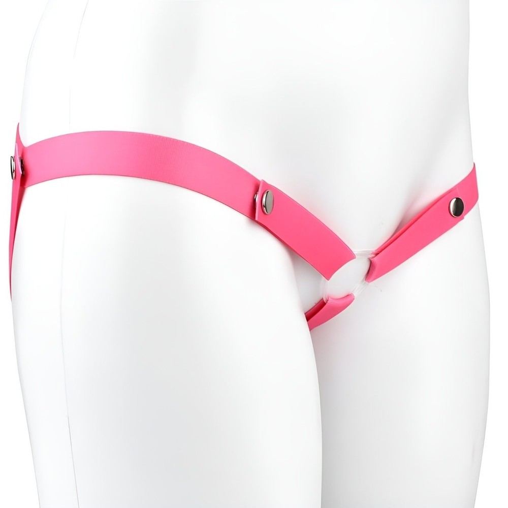 FRRK Chastity Cage Belt Elastic Auxiliary Adjustable Accessory For Chastity Lock