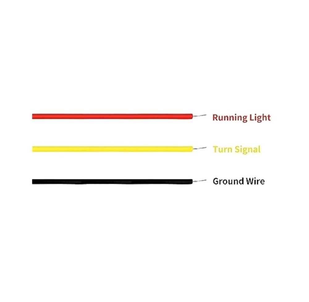 For Motorcycle Fork Mounted LED Lights, 1998,2025 Models, Dual Function Running
