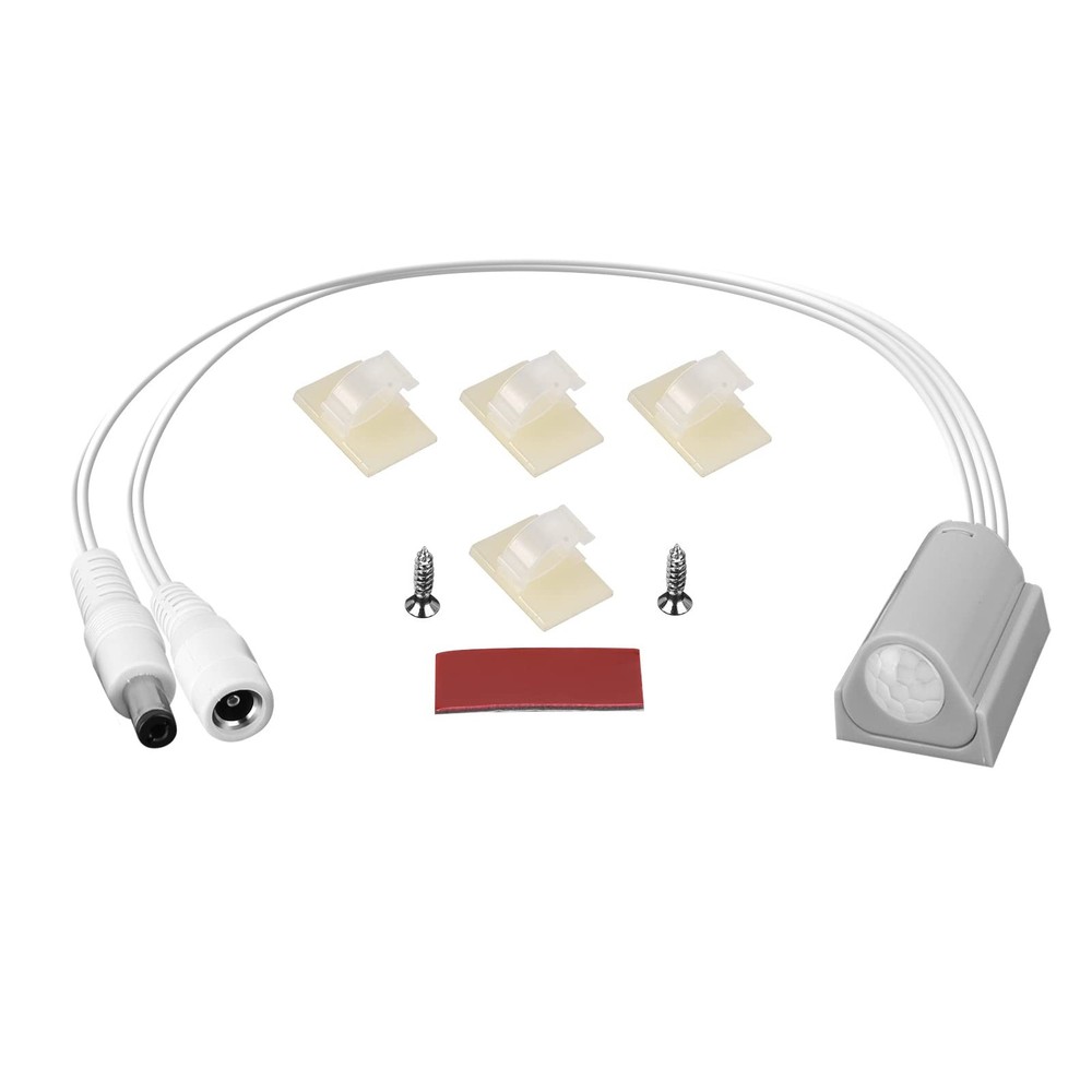 PIR Motion Activated Switch Grey with Light Function Optional. DC6~24V 3A.DC ...