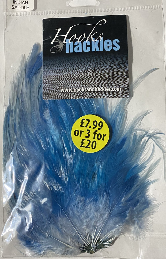 Indian Cock Saddle Kingfisher Blue