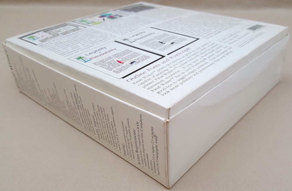 Final Writer Release 4 ©1994 SoftWood Word Processor for Commodore Amiga BOXED 1