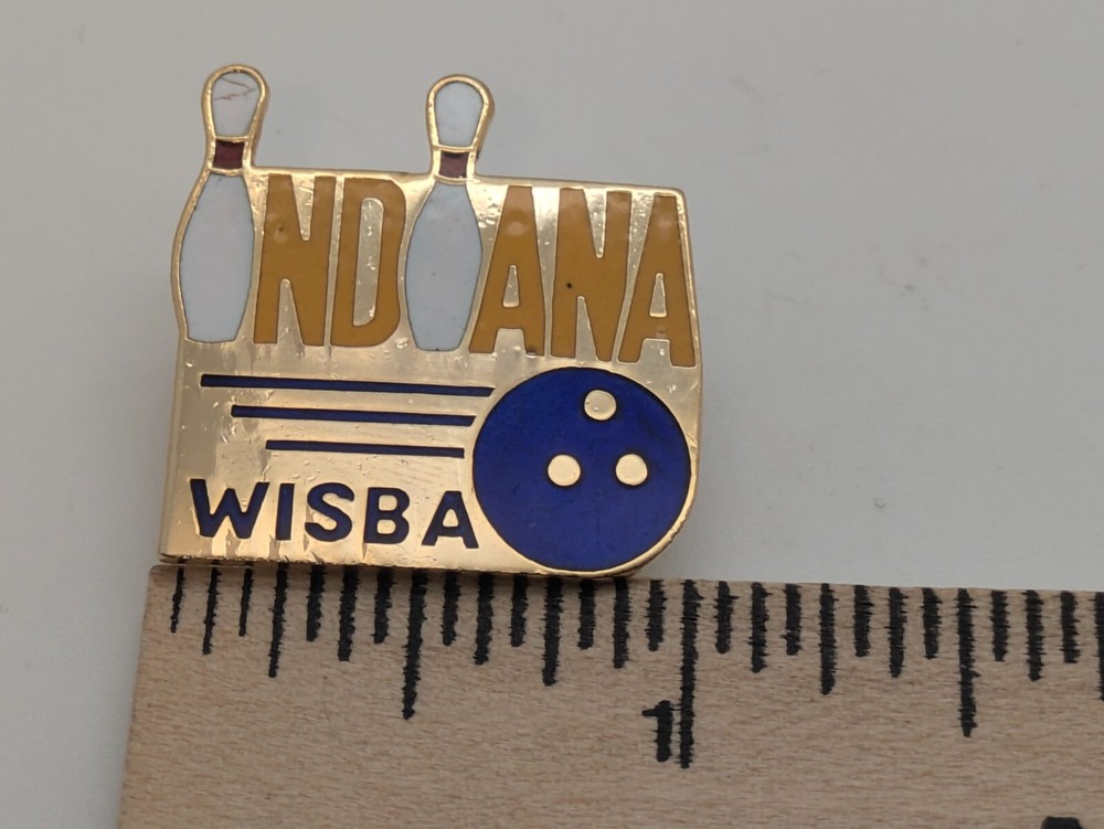 Indiana WISBA Bowling Lapel Pin
