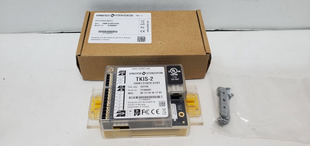 Stentofon TKIS-2 External Relay for Audio Intercoms Security Accessory