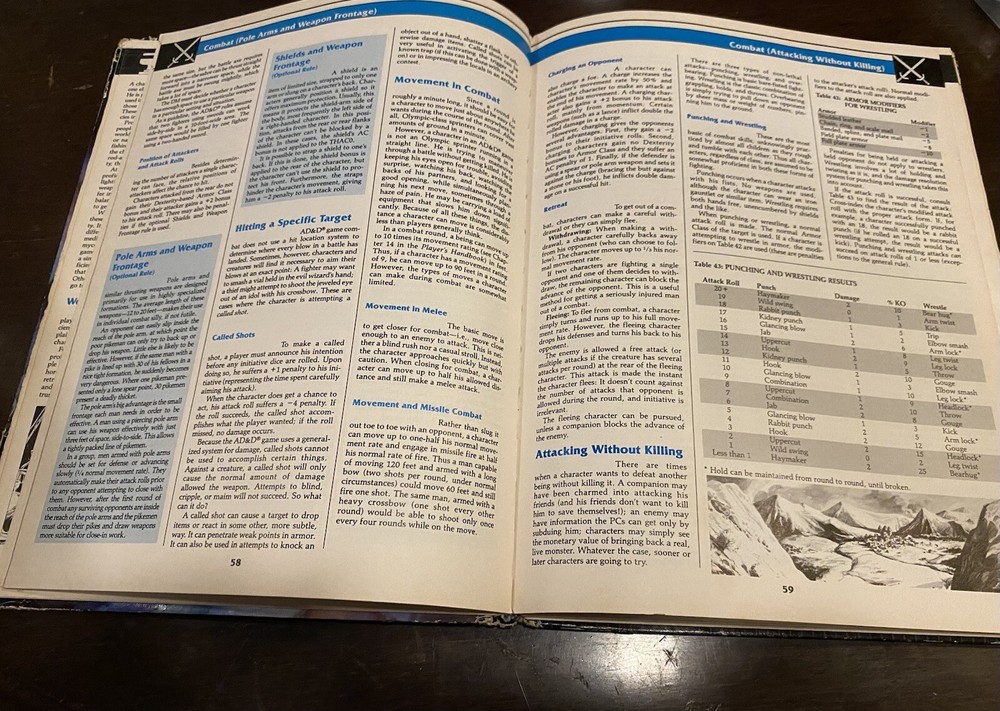 ADVANCED DUNGEONS & DRAGONS Dungeon Master’s Guide – 2nd Edition (1989)