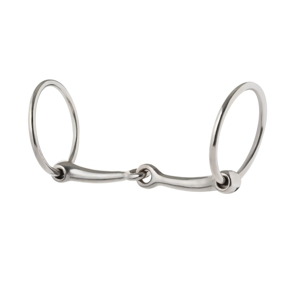 Weaver Leather All Purpose Ring Snaffle Bit 5, black
