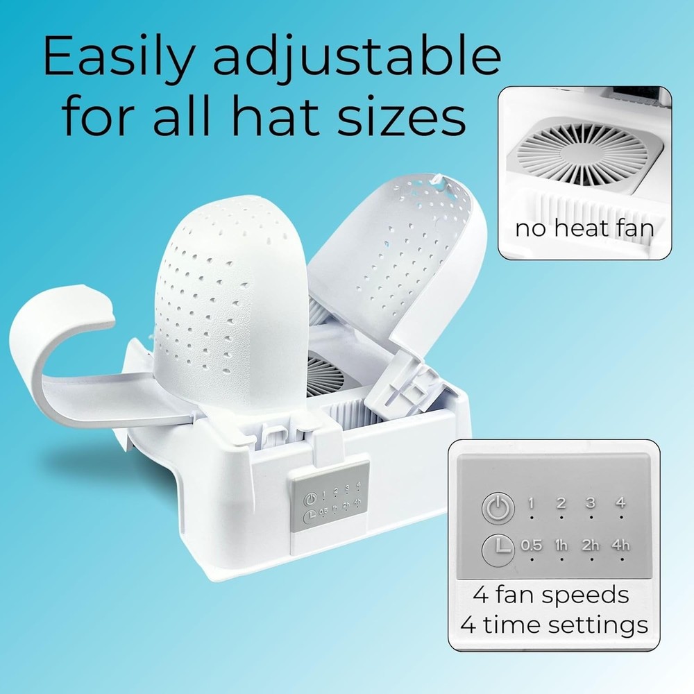 Hat Shaper Machine with Stiffening Spray – Adjustable Hat Care & Reshaping Devic