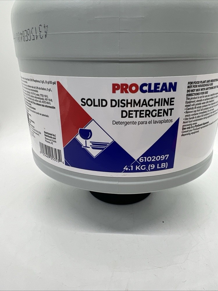 Pro Clean Solid Dish machine Detergent 6102097 9 Lbs Ecolab