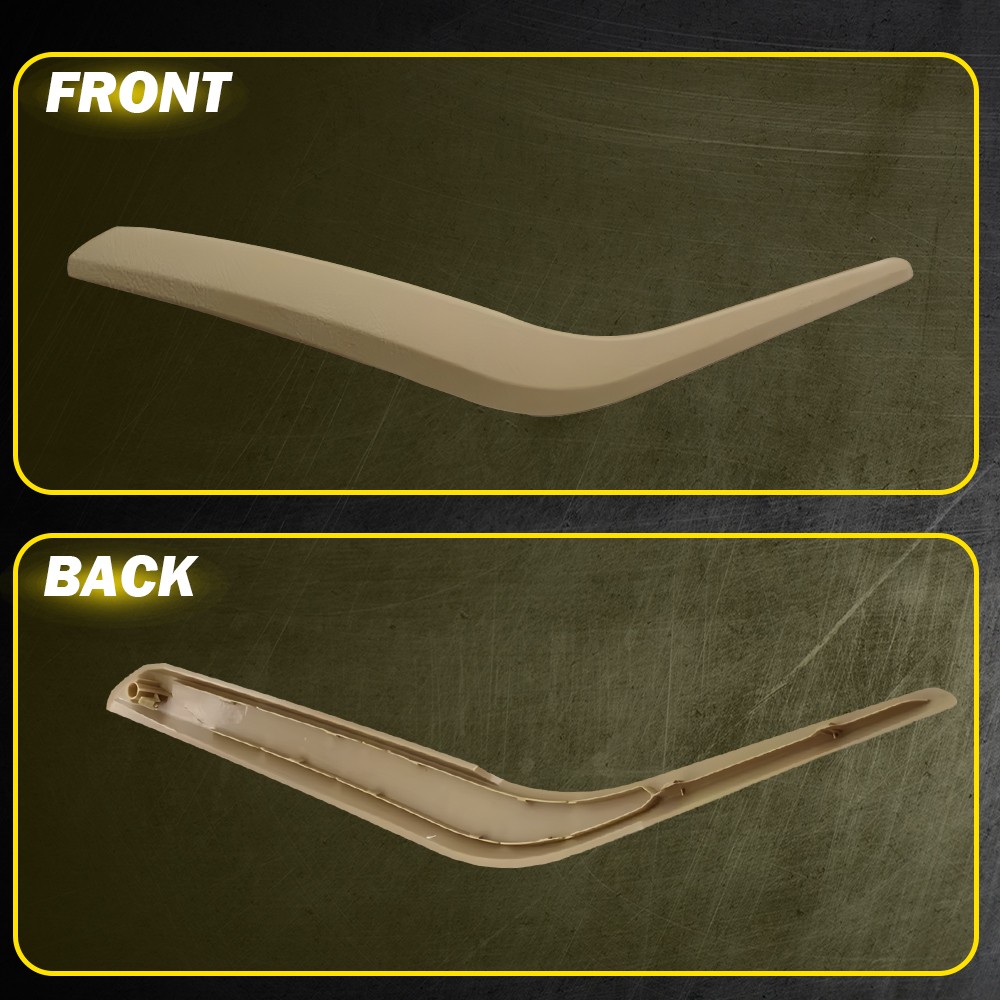 2Pcs Left+Right Inner Door Handle Pull Panel Trim Beige for BMW X1 E84 2009-2015