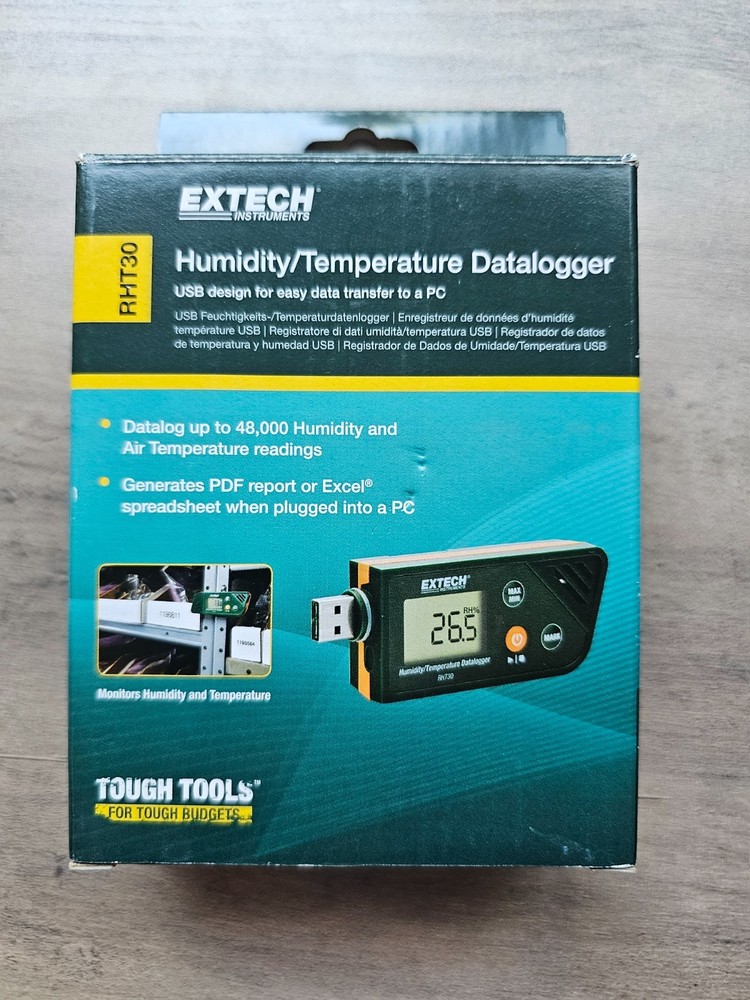 Extech RHT30: USB Humidity/Temperature Datalogger
