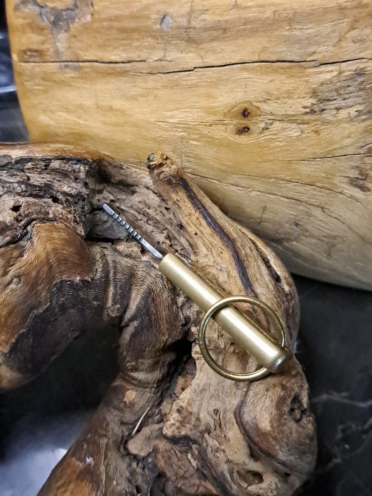 Super Mini Brass Keychain Knife