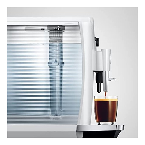 Jura E4 Automatic Coffee Machine Piano White